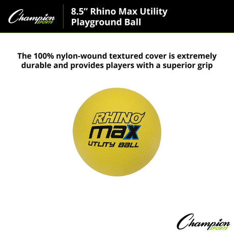 RHINO MAX UTILITY PLAYGROUND BALL 8.5" D