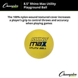 RHINO MAX UTILITY PLAYGROUND BALL 8.5" D