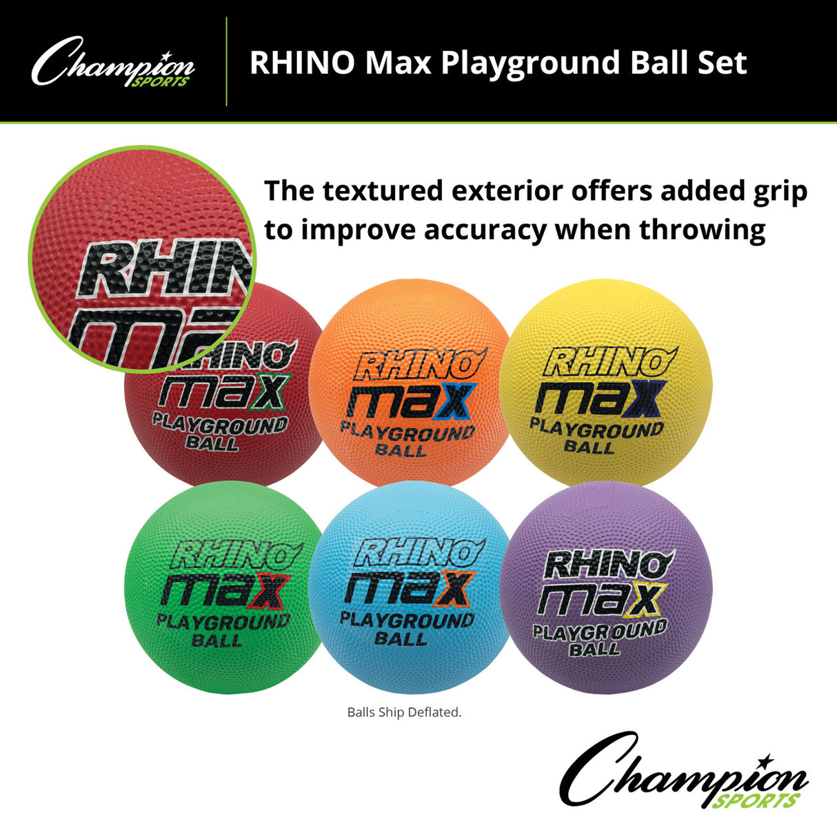RHINO MAX PLAYGROUND BALL SET