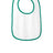Rabbit Skins ™ Infant Contrast Trim Terry Bib. RS1003 - Rabbit Skins RS1003 Infant & Toddler Rabbit Skins Kelly OSFA