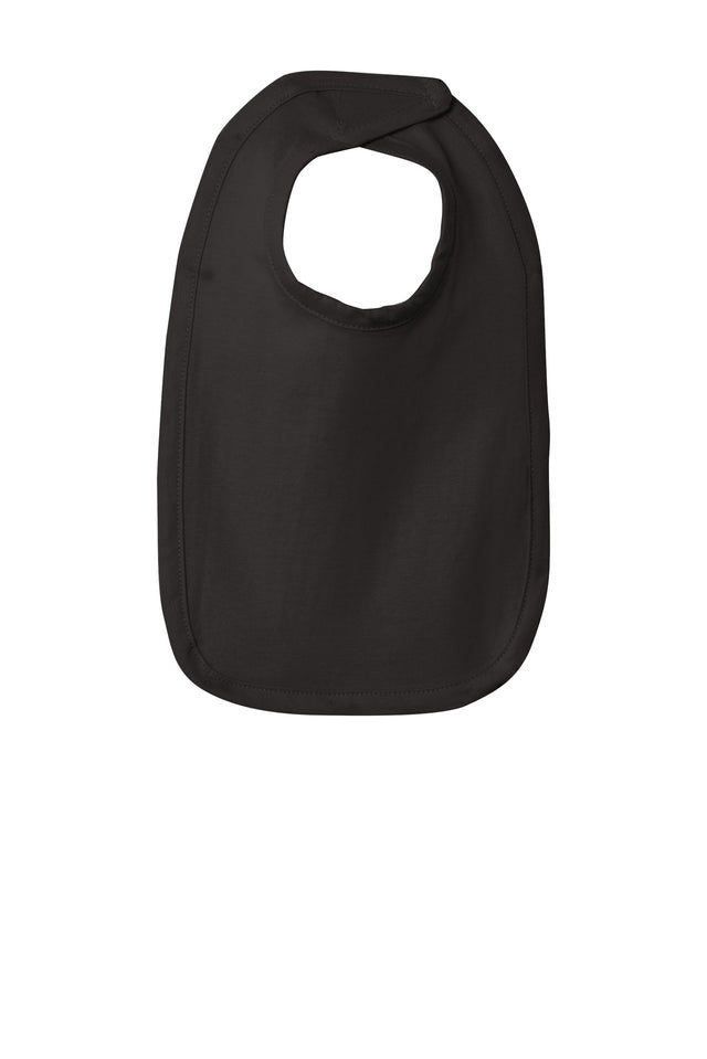 Rabbit Skins ™ Infant Premium Jersey Bib. RS1005 - Rabbit Skins RS1005 Infant & Toddler Rabbit Skins Black OSFA