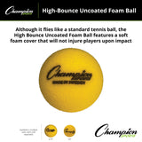 HIGH-BOUNCE UNCOATED FOAM BALL 2.75" D