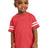 Rabbit Skins ™ Toddler Football Fine Jersey Tee. RS3037 - Rabbit Skins RS3037 Infant & Toddler Rabbit Skins Vintage Red/ Blended White 2T
