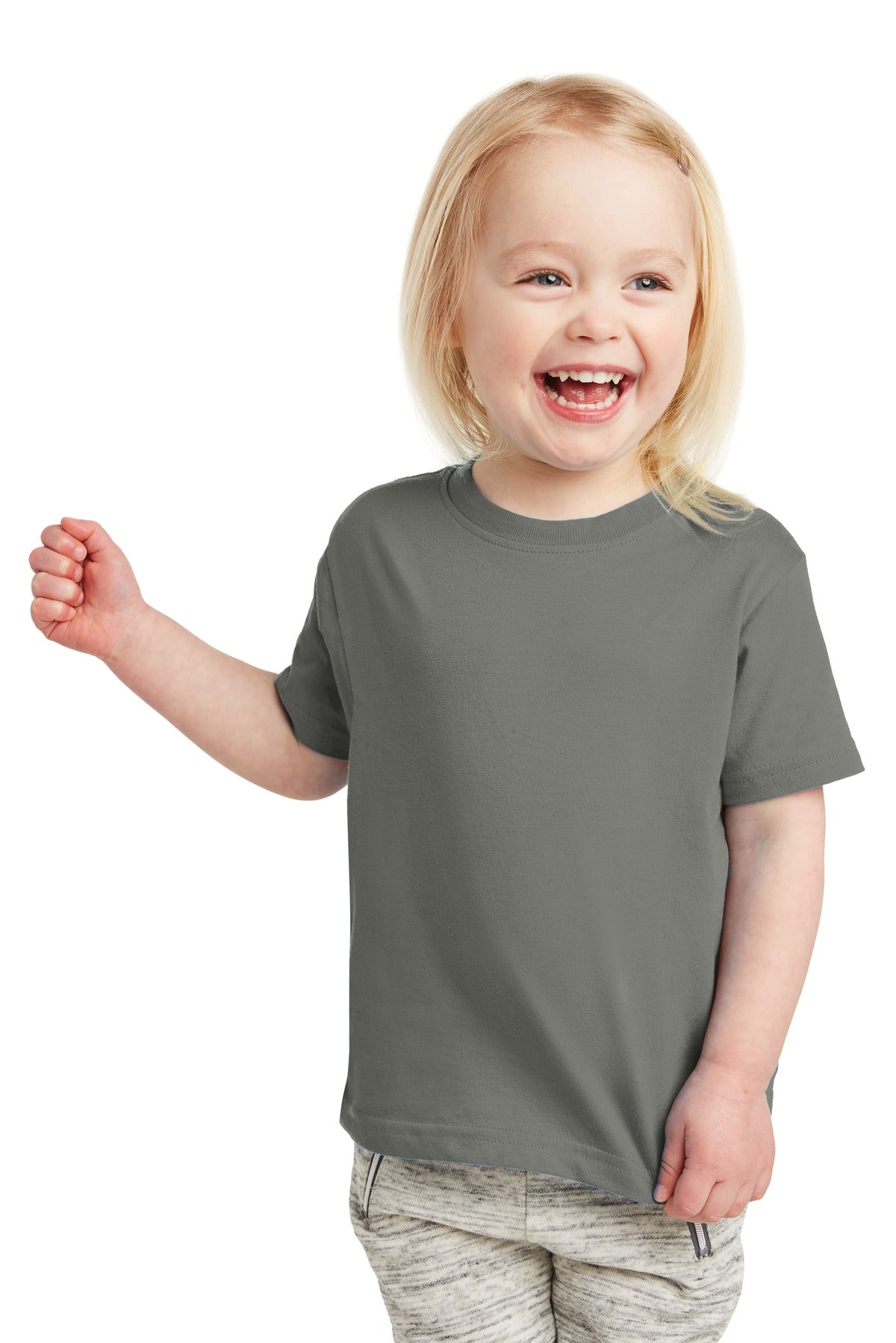 Rabbit Skins ™ Toddler Fine Jersey Tee. RS3321 - Rabbit Skins RS3321 Infant & Toddler Rabbit Skins Charcoal 2T