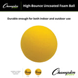 HIGH-BOUNCE UNCOATED FOAM BALL 2.75" D
