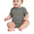 Rabbit Skins ™ Infant Short Sleeve Baby Rib Bodysuit. RS4400 - Rabbit Skins RS4400 Infant & Toddler Rabbit Skins Charcoal 06M