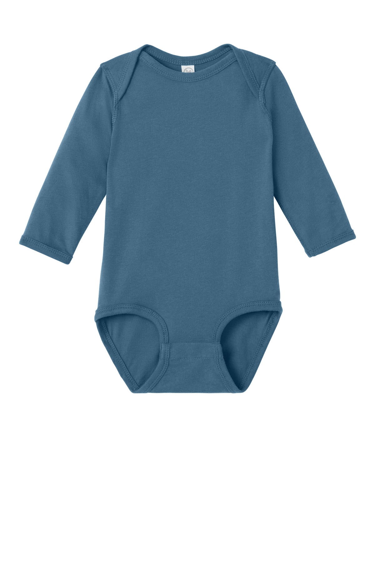 Rabbit Skins ™ Infant Long Sleeve Jersey Bodysuit RS4421 - Rabbit Skins RS4421 Infant & Toddler Rabbit Skins Indigo 06M