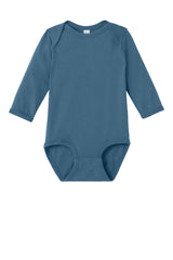 Rabbit Skins ™ Infant Long Sleeve Jersey Bodysuit RS4421 - Rabbit Skins RS4421 Infant & Toddler Rabbit Skins Indigo 06M