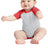DISCONTINUED Rabbit Skins ™ Infant Baseball Fine Jersey Bodysuit. RS4430 - Rabbit Skins RS4430 Infant & Toddler Rabbit Skins Vintage Heather/ Vintage Red 06M