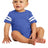Rabbit Skins ™ Infant Football Fine Jersey Bodysuit. RS4437 - Rabbit Skins RS4437 Infant & Toddler Rabbit Skins Vintage Royal/ Blended White 06M