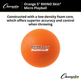 RHINO Skin 5" RHINO SKIN MICRO FOAM PLAYBALL