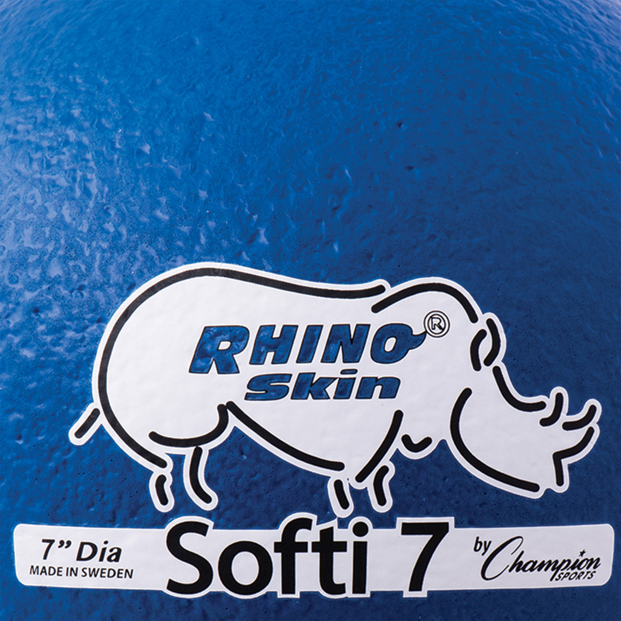 RHINO Skin 7" RHINO SKIN SOFTI LOW BOUNCE FOAM BALL, BLUE