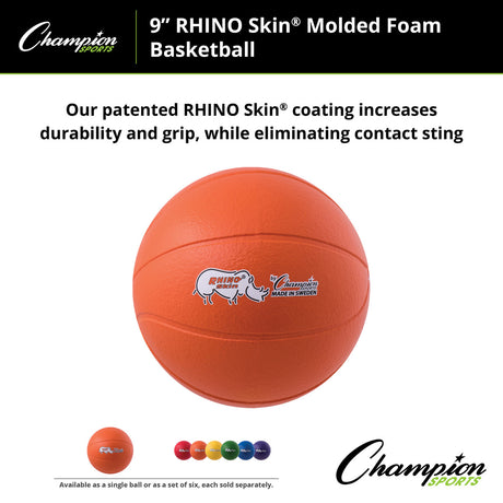 RHINO SKIN HIGH BOUNCE BALLS SINGLE, ORANGE