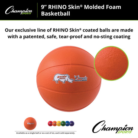 RHINO SKIN HIGH BOUNCE BALLS SINGLE, ORANGE