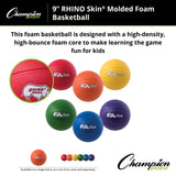 RHINO SKIN HIGH BOUNCE BALLS SINGLE, ORANGE