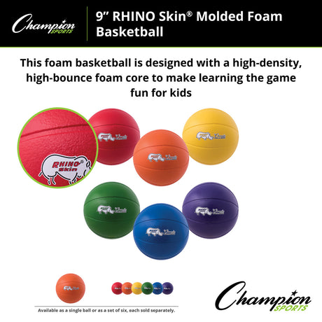 RHINO SKIN HIGH BOUNCE BALLS SINGLE, ORANGE