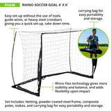 RHINO Flex RHINO FLEX PORTABLE SOCCER GOAL 3' X 5'