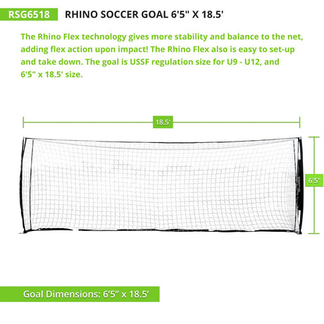 RHINO Flex RHINO FLEX PORTABLE SOCCER GOAL 3' X 5'