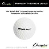 Champion Sports RHINO SKIN MOLDED FOAM GOLF BALL