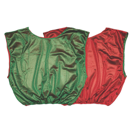 REVERSIBLE SCRIMMAGE VEST, ADULT BLUE/GREEN