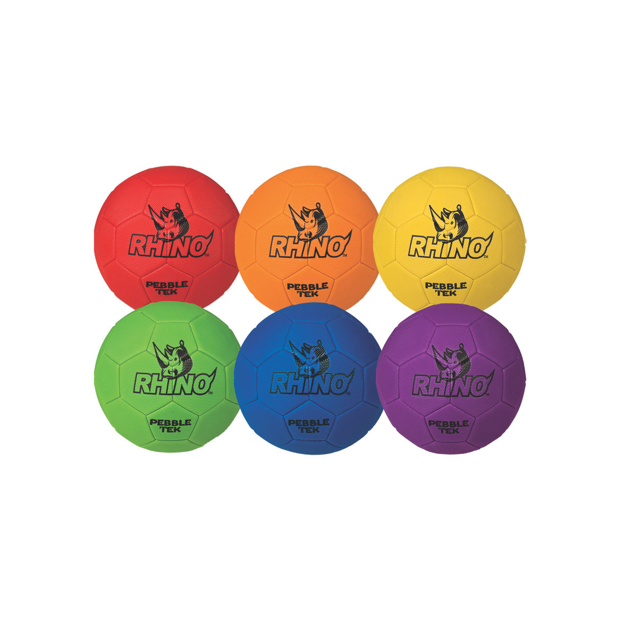 8.5" RHINO SKIN PEBBLE TEK SOCCER BALL SET