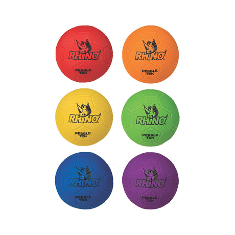 RHINO Skin 8.5" RHINO SKIN PEBBLE TEK SOCCER BALL SET