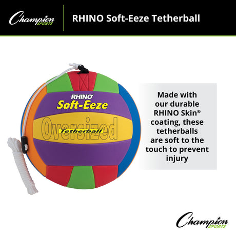 RHINO SOFT EEZE TETHERBALL 10" RHINO SOFT-EEZE TETHERBALL