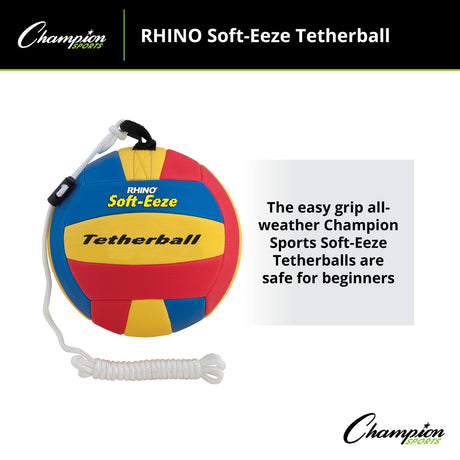 RHINO SOFT EEZE TETHERBALL 10" RHINO SOFT-EEZE TETHERBALL