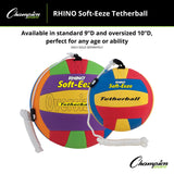 RHINO SOFT EEZE TETHERBALL 10" RHINO SOFT-EEZE TETHERBALL
