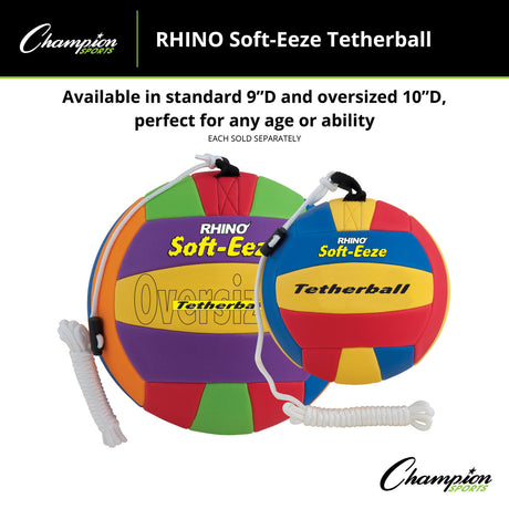 RHINO SOFT EEZE TETHERBALL 10" RHINO SOFT-EEZE TETHERBALL