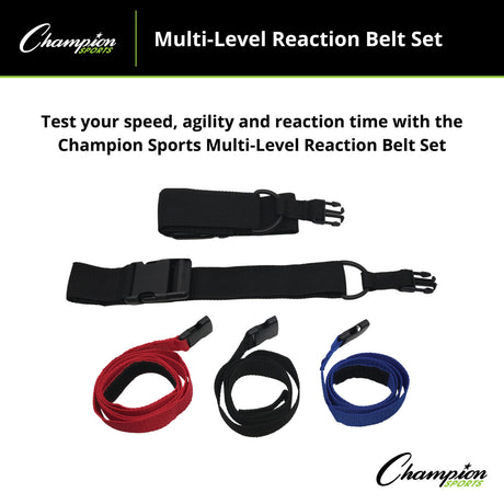 Champion Sports MULTILEVEL REACTION BELT SET