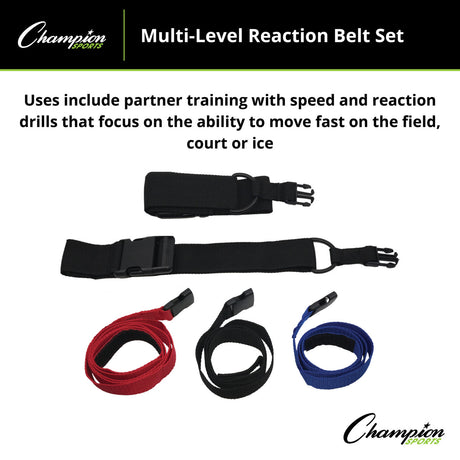 Champion Sports MULTILEVEL REACTION BELT SET