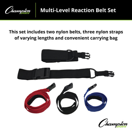 Champion Sports MULTILEVEL REACTION BELT SET