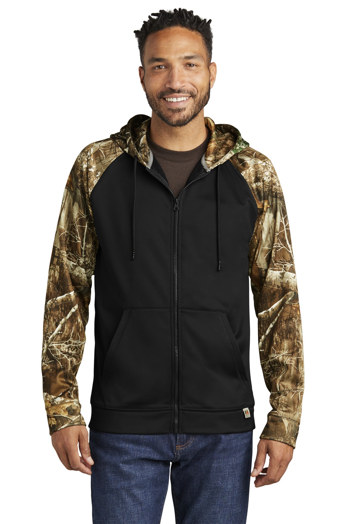 Russell Outdoors ™  Realtree ®  Performance Colorblock Full-Zip Hoodie RU452 - Russell Outdoors RU452