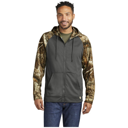 Russell Outdoors ™ Realtree ® Performance Colorblock Full-Zip Hoodie RU452 - Russell Outdoors RU452 Sweatshirts/Fleece Russell Outdoors Magnet/ Realtree Edge XS