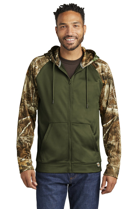 Russell Outdoors ™  Realtree ®  Performance Colorblock Full-Zip Hoodie RU452 - Russell Outdoors RU452