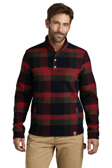 Russell Outdoors ™ Basin Snap Pullover RU551 RU551 - Russell Outdoors RU551 Outerwear Russell Outdoors Red Plaid XS