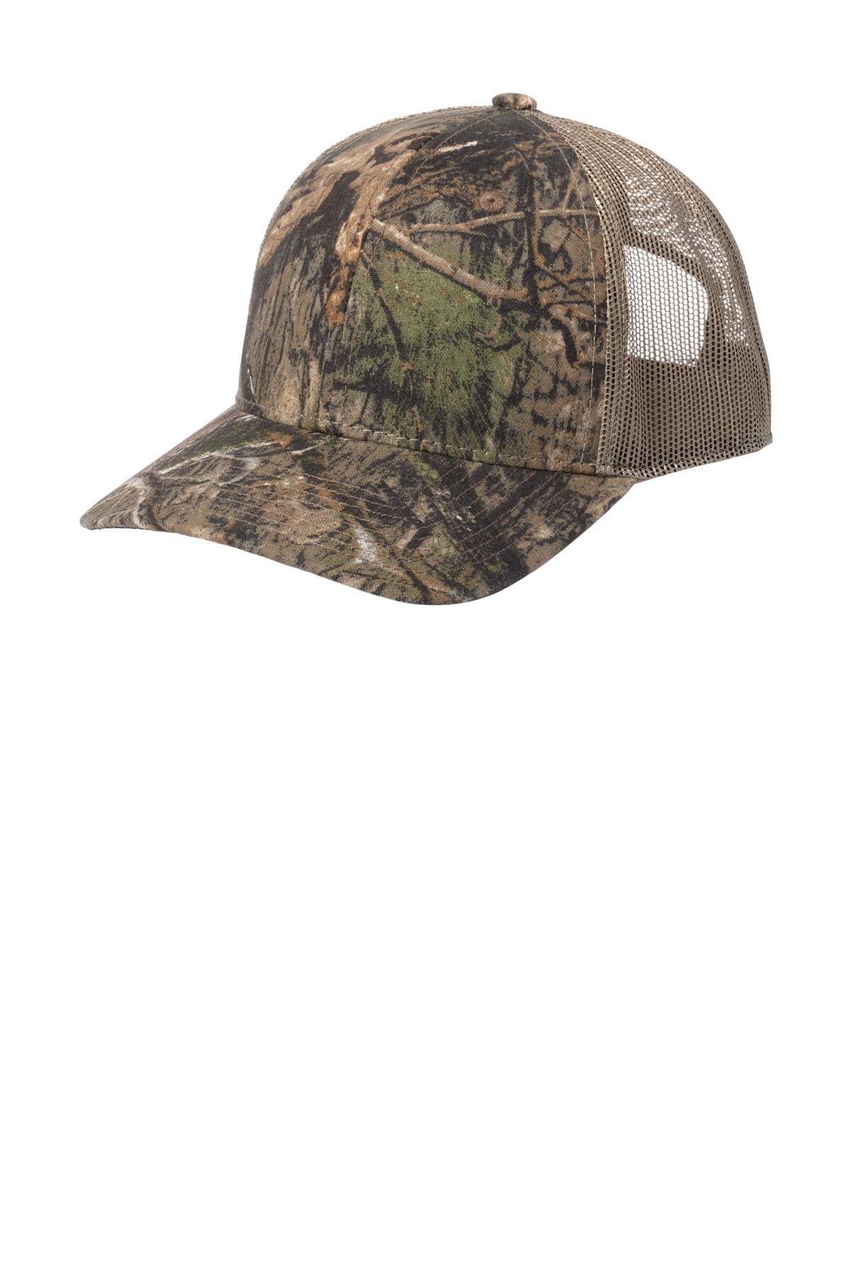 Russell Outdoors ™ Camo Snapback Trucker Cap RU900 - Russell Outdoors RU900 Caps Russell Outdoors Mossy Oak DNA/ Khaki OSFA