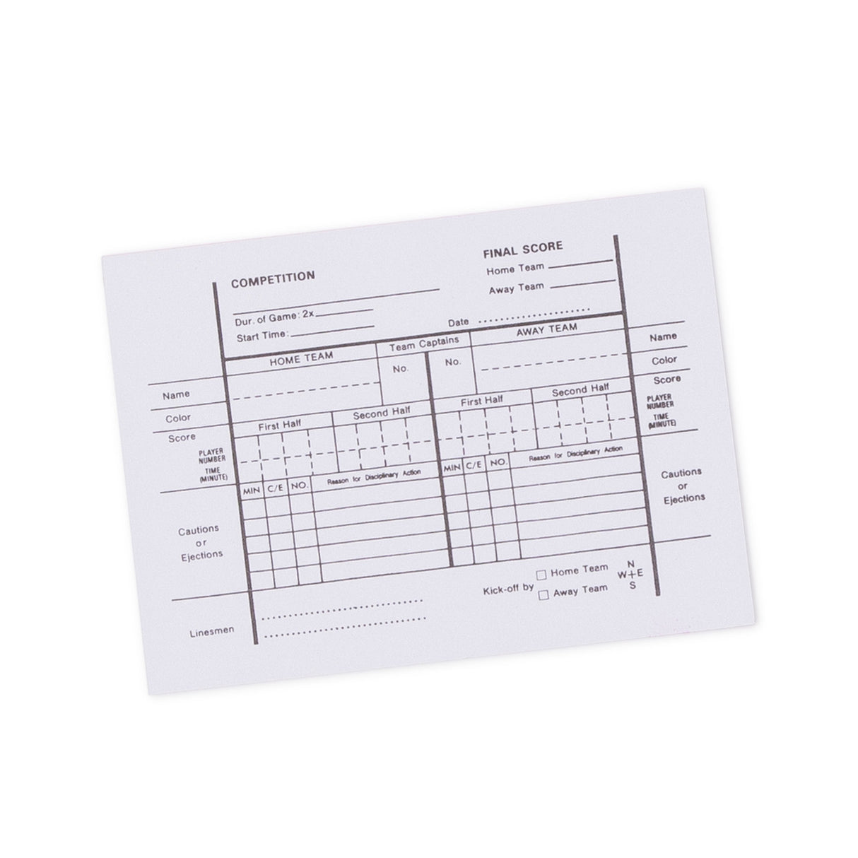 Champion Sports SOCCER REFEREE PAD