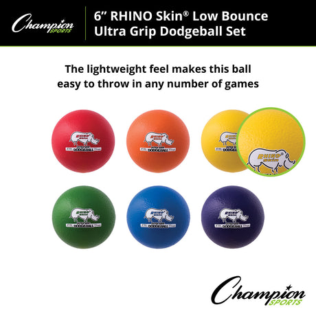 RHINO Skin RHINO SKIN LOW BOUNCE ULTRA GRIP DODGEBALL SET