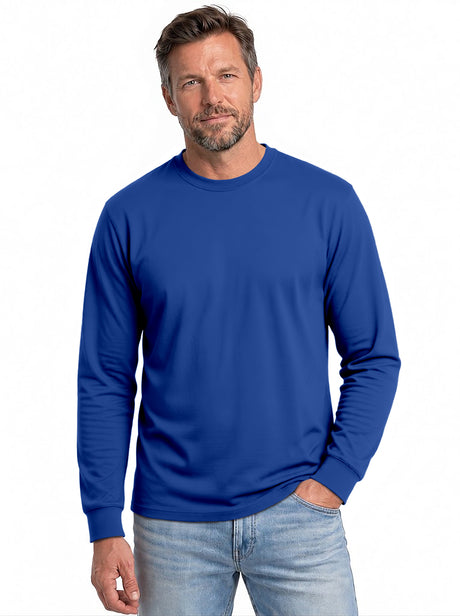 Joe's USA Mens Tall Long Sleeve 50/50 Cotton/Poly T-Shirt