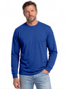 Joe's USA Mens Tall Long Sleeve 50/50 Cotton/Poly T-Shirt
