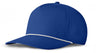 J7256 Clubhouse Performance Rope Cap - Royal with White Rope (Front)