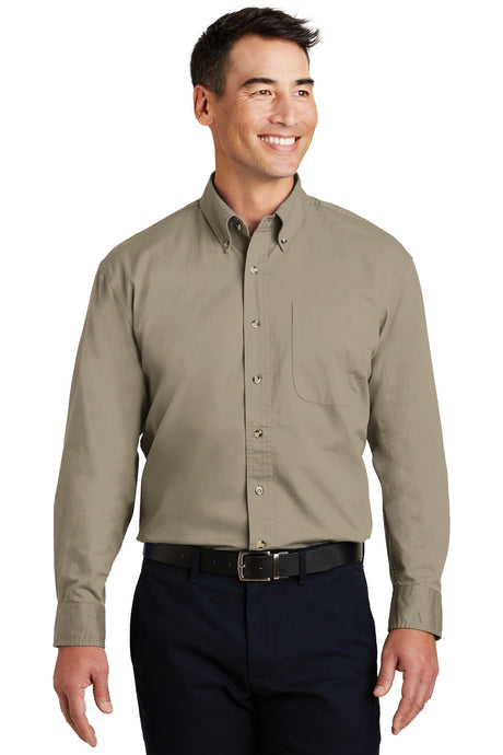 Port Authority ®  Long Sleeve Twill Shirt.  S600T - Port Authority S600T