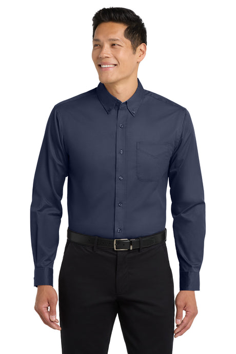 Port Authority ®  Extended Size Long Sleeve Easy Care Shirt S608ES - Port Authority S608ES