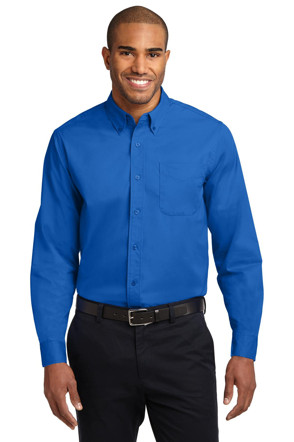 Port Authority ®  Long Sleeve Easy Care Shirt S608 - Strong Blue - Port Authority S608