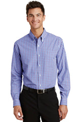 Port Authority ®  Long Sleeve Gingham Easy Care Shirt. S654 - Port Authority S654