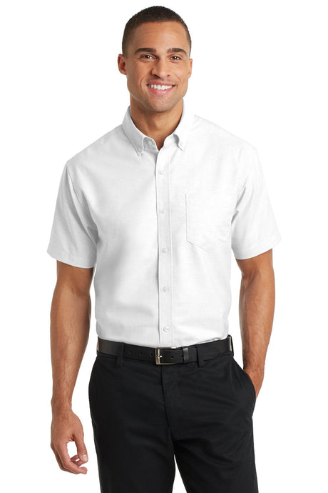 Port Authority ®  Short Sleeve SuperPro ™  Oxford Shirt. S659 - Port Authority S659