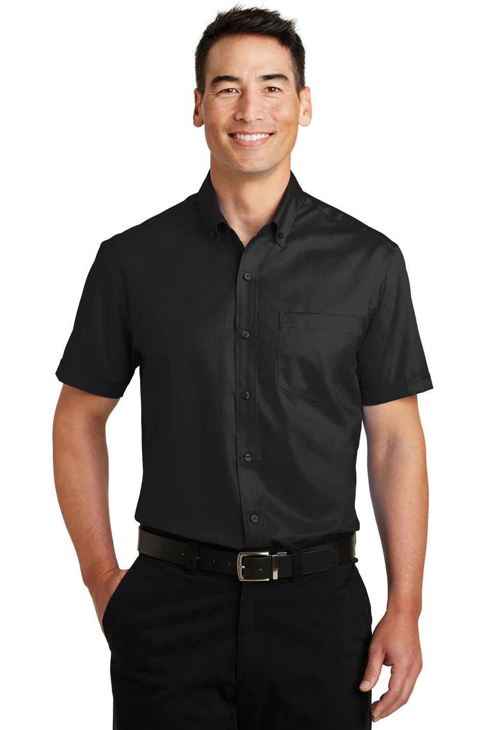 Port Authority ®  Short Sleeve SuperPro ™  Twill Shirt. S664 - Port Authority S664