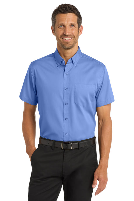 Port Authority ®  Short Sleeve SuperPro ™  Twill Shirt. S664 - Port Authority S664